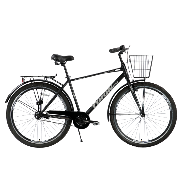 Велосипед Titan Turin 28" 18" Черный-Серый