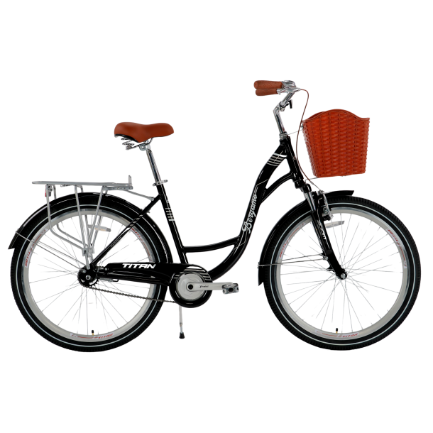 Велосипед Titan Bergamo 26" 17" Чорний