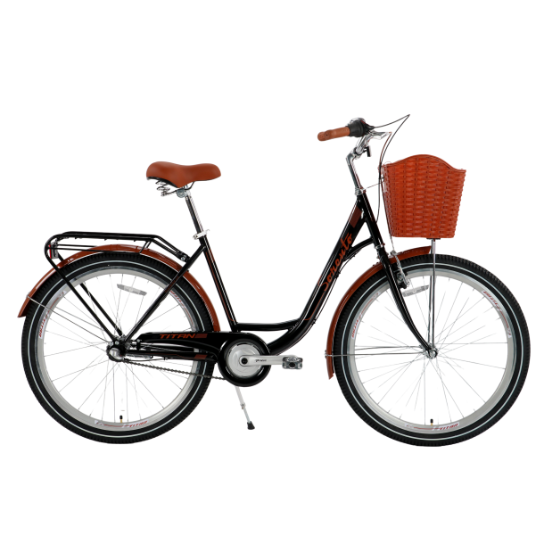 Велосипед Titan Sorento NX 3sp 26" 18" Чорний