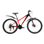 Велосипед Cross Flash 2024 26" 13" Червоний-Чорний