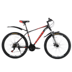 Велосипед Cross Focus 27.5" 18" Чорний-Червоний