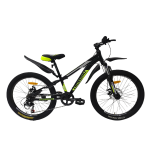 Велосипед Crossbike Dragster Susp 24" 11" Чорний-Жовтий