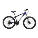 Велосипед CrossBike Leader 27.5" 17" Черный-Синий-Белый