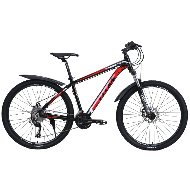 Велосипед Titan Germes V2 27.5"20" Черный-Красный