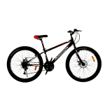 Велосипед CROSSBIKE Spark D-Al 26" 13" Черный-Красный