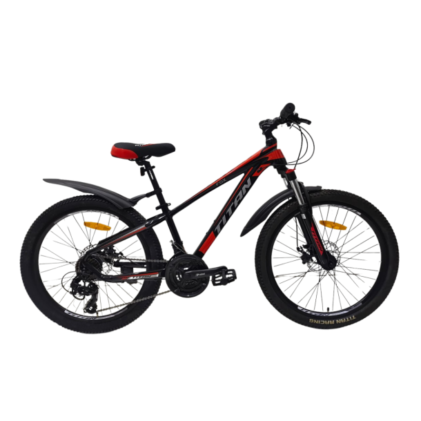 Велосипед Titan FOX 24" 12" Чорний-Червоний