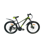 Велосипед Titan FOX 24" 12" Чорно-неоновий-Жовтий