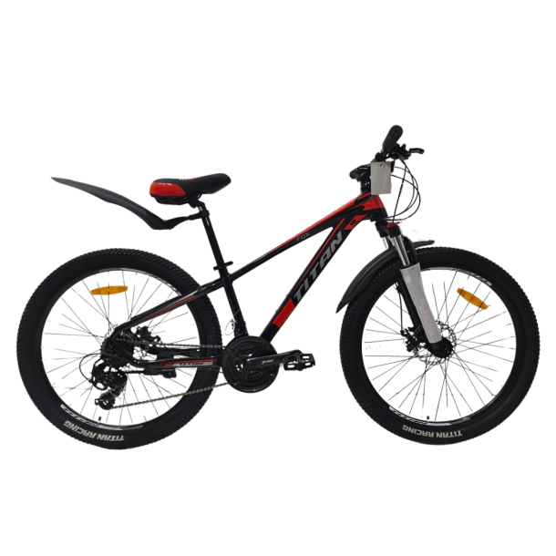 Велосипед Titan FOX 26" 13" Чорний-Червоний