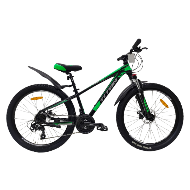 Велосипед Titan FOX 26" 13" Чорний-Зелений