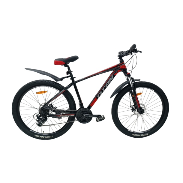 Велосипед Titan FOX 27.5" 17" Чорний-Червоний