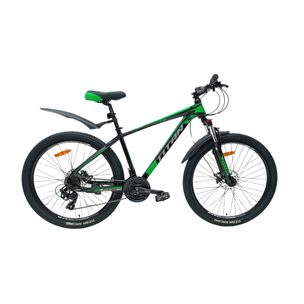 Велосипед Titan FOX 27.5" 17" Чорний-Зелений