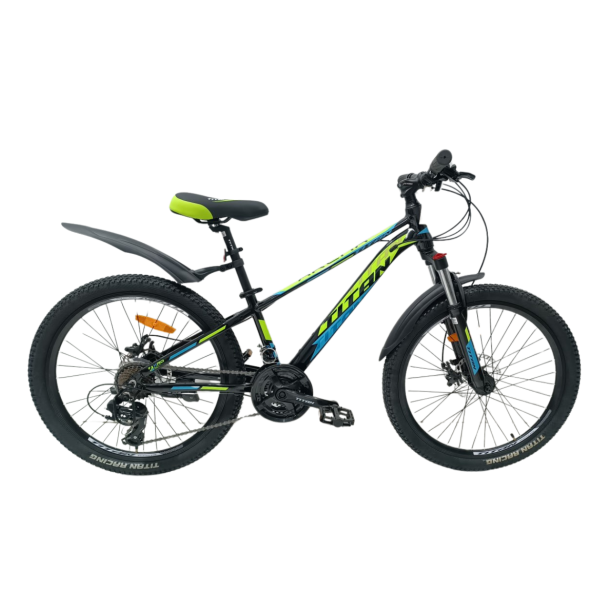 Велосипед Titan Arena 24" 12" Черный-Зеленый