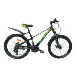 Велосипед Titan Arena 24" 12" Черный-Зеленый