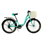 Велосипед Cross Betty 24 "11" Светло зеленый-Голубой