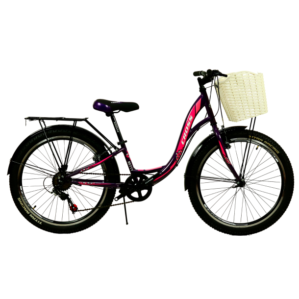 Велосипед Cross Betty 24 "11" Фиолетовый-Розовый