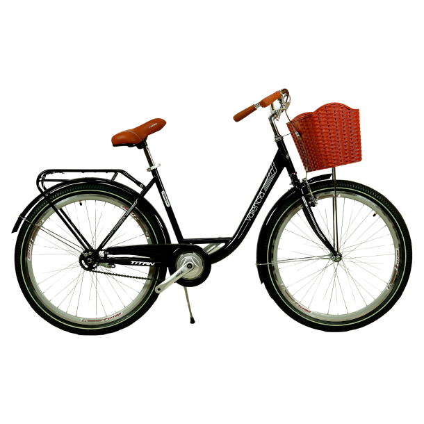 Велосипед Titan Valencia 2021 26" 18" Черный