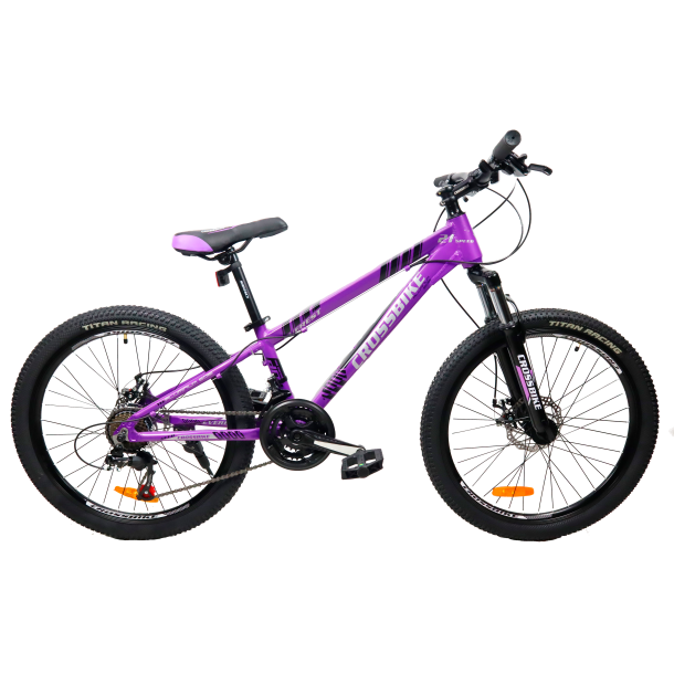 Велосипед CrossBike Everest 26"13" Фіолетовий