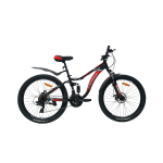 Велосипед Cross Pioneer 2024 26" 14" Черный-Красный
