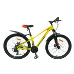 Велосипед Titan Stricker 2024 26" 14" Неоновий жовтий-помаранчевий