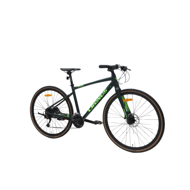 Велосипед Cronus Gravel 28" 17.5" Черный-Зеленый