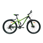 Велосипед CROSS Apache 2024 29"18" Чорний-Зелений