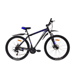 Велосипед CrossBike Storm  2024 27.5" 19.5" Чорний-Синій