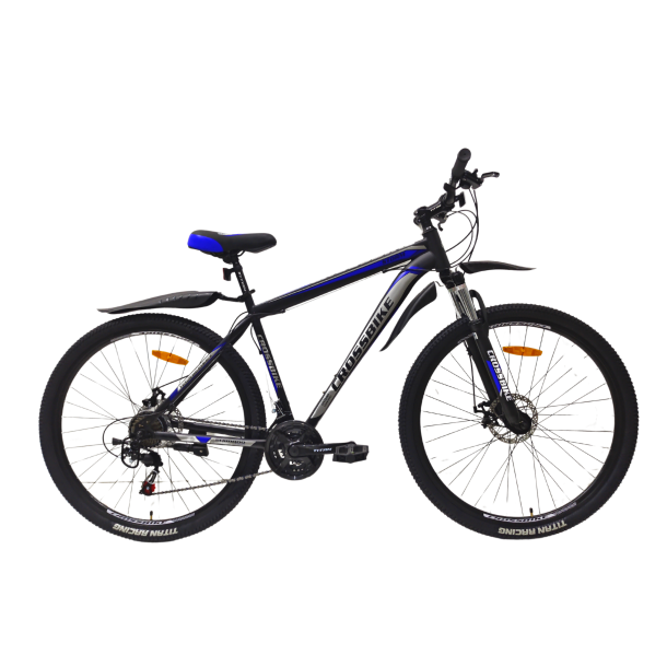 Велосипед CrossBike Storm 2024 27.5" 19.5" Чорний-Синій