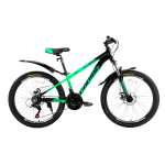Велосипед Cross Flash 2024 26" 13" Зелений-Чорний