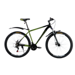 Велосипед Cross Flash 2024 27.5" 17" Зелений-Чорний