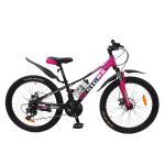 Велосипед CrossBike Sigma 2024 24" 11" Темно розовый