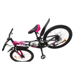 Велосипед CrossBike Sigma 2024 24" 11" Темно розовый