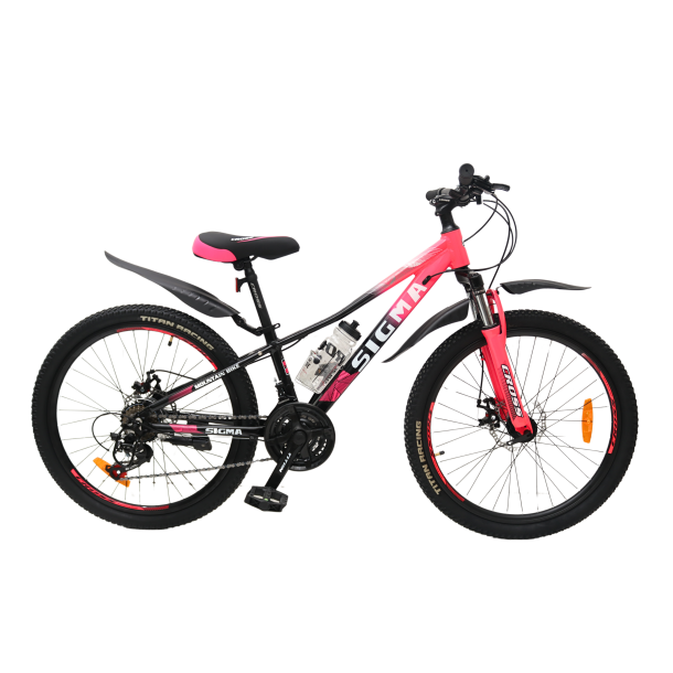 Велосипед CrossBike Sigma 2024 24" 11" Розовый