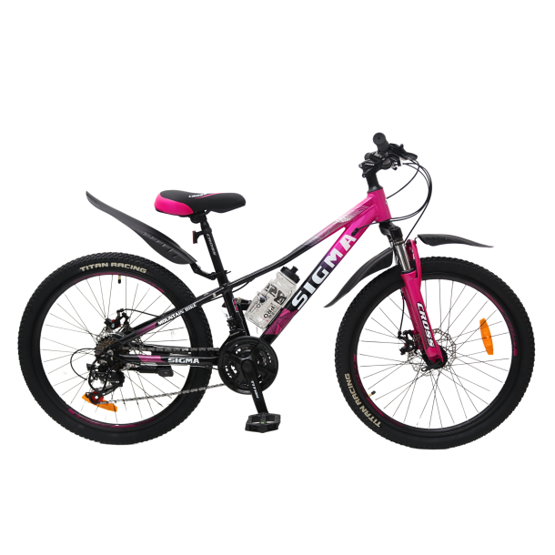 Велосипед CrossBike Sigma 2024 26" 13" Темно розовый