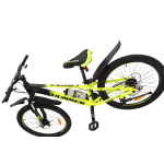 Велосипед CrossBike Hummer 2024 24" 11" Неоновый желтый