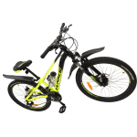 Велосипед CrossBike Hummer 2024 24" 11" Неоновый желтый