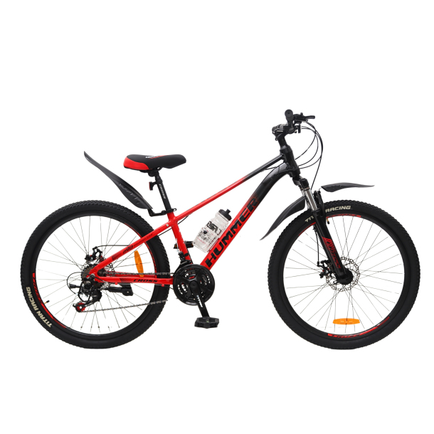 Велосипед CrossBike Hummer 2024 24" 11" Червоний