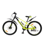 Велосипед CrossBike Hummer 2024 26" 13" Неоновый желтый