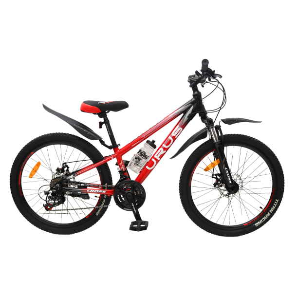 Велосипед CrossBike URUS 2024 24" 11" Червоний