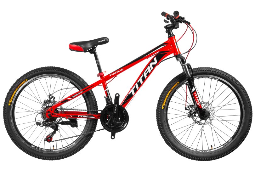 Велосипед Titan Focus 26"12" Красный--Черный-Белый