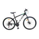 Велосипед CrossBike Lion 27.5" 17" Чёрный-Зеленый