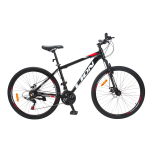 Велосипед CrossBike Lion 27.5" 17" Чорний-Червоний