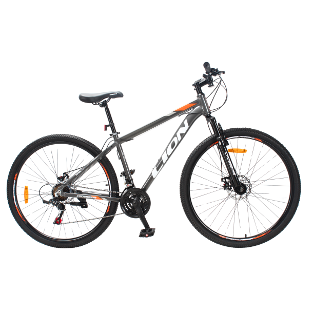 Велосипед CrossBike Lion 29" 17" Серый-Оранжевый