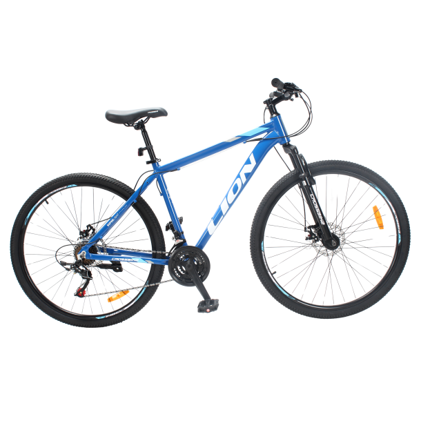 Велосипед CrossBike Lion 29" 19" Синій-Блакитний