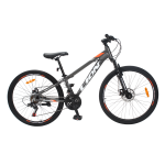 Велосипед CrossBike Lion 26" 13" Серый-Оранжевый