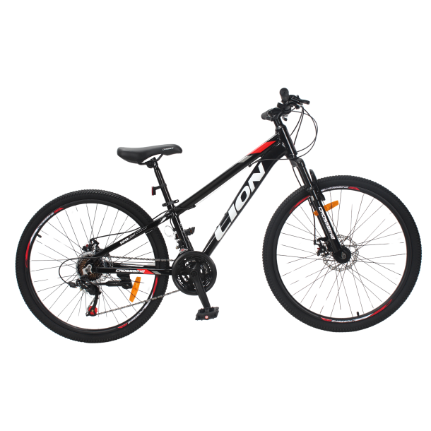 Велосипед CrossBike Lion 26" 13" Черный-Красный