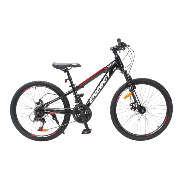 Велосипед CrossBike Energy 24" 11" Чорний-Червоний