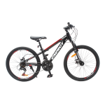 Велосипед CrossBike Energy 24" 11" Чорний-Червоний