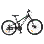 Велосипед CrossBike Energy 24" 11" Черный-Зеленый
