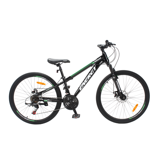 Велосипед CrossBike Energy 26" 13" Чорний-Зелений