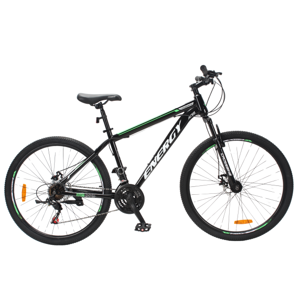 Велосипед CrossBike Energy 27.5" 17" Черный-Зеленый